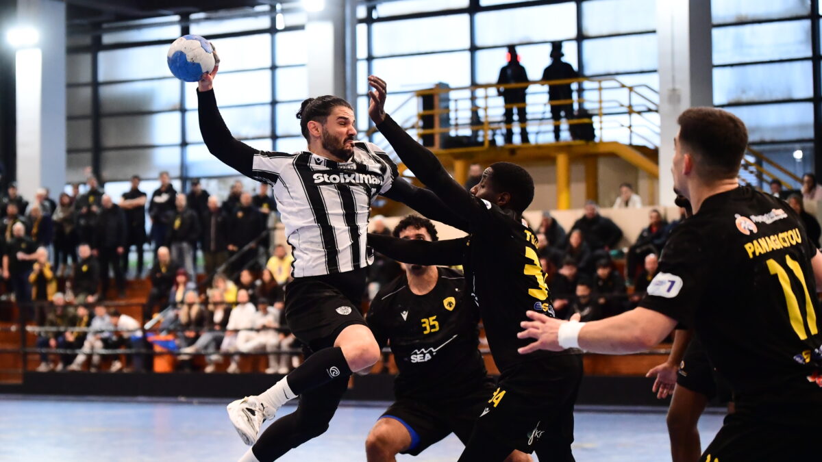 [385323] HANDBALL PREMIER 2025-2026 / ΑΕΚ - ΠΑΟΚ (ΔΗΜΗΤΡΗΣ ΜΠΙΡΝΤΑΧΑΣ / EUROKINISSI)