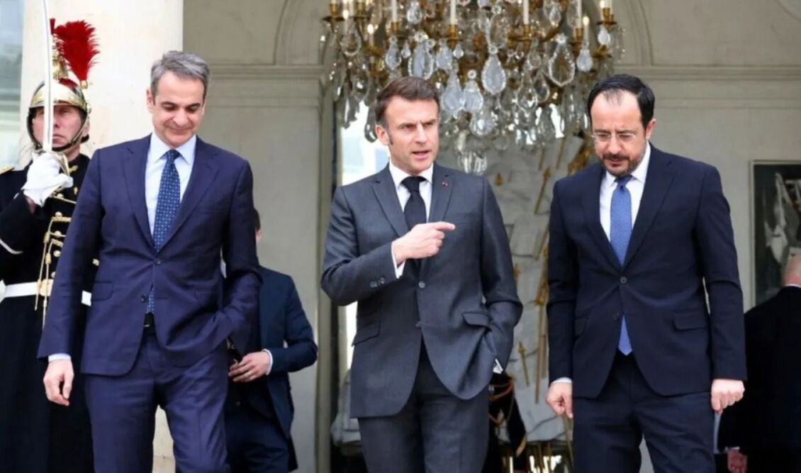 mitsotakis-macron-xristodoulidis