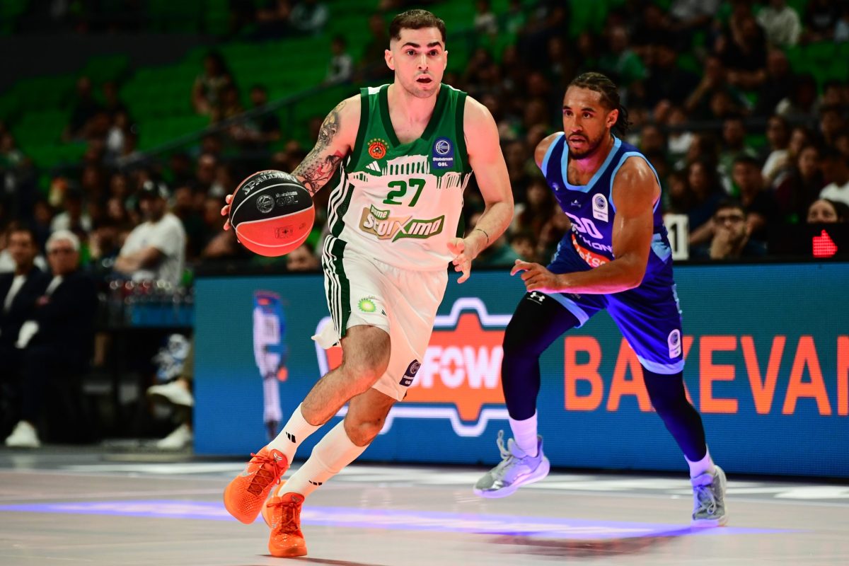 [387048] STOIXIMAN GBL 2025-2026 / PLAY OFF 1ος ΑΓΩΝΑΣ / ΠΑΝΑΘΗΝΑΙΚΟΣ - ΜΥΚΟΝΟΣ.(ΔΗΜΗΤΡΗΣ ΜΠΙΡΝΤΑΧΑΣ / EUROKINISSI)
