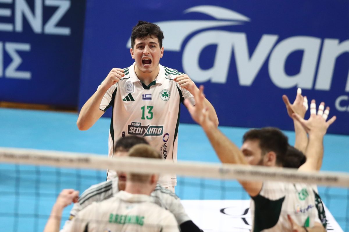 [386902] VOLLEY LEAGUE 2025-2026 / PLAY OFF / 4ος ΤΕΛΙΚΟΣ / ΠΑΟΚ - ΠΑΟ (ΝΑΣΟΣ ΣΙΜΟΠΟΥΛΟΣ / EUROKINISSI)