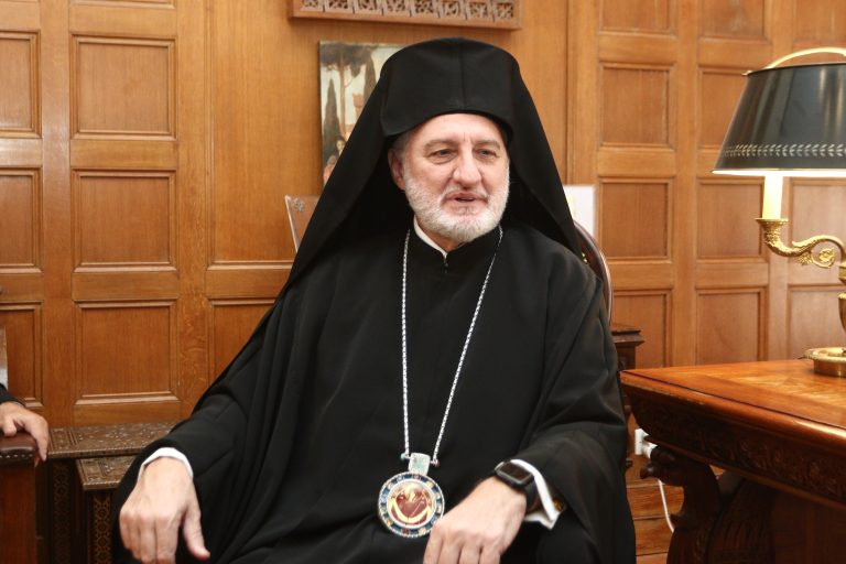 ΣΥΝΑΝΤΗΣΗ ΤΟΥ ΑΡΧΙΕΠΙΣΚΟΠΟΥ ΙΕΡΩΝΥΜΟΥ ΜΕ ΤΟΝ ΑΡΧΙΕΠΙΣΚΟΠΟ ΑΜΕΡΙΚΗΣ-(ΧΡΗΣΤΟΣ ΜΠΟΝΗΣ//ΑΡΧΙΕΠΙΣΚΟΠΗ ΑΘΗΝΩΝ)