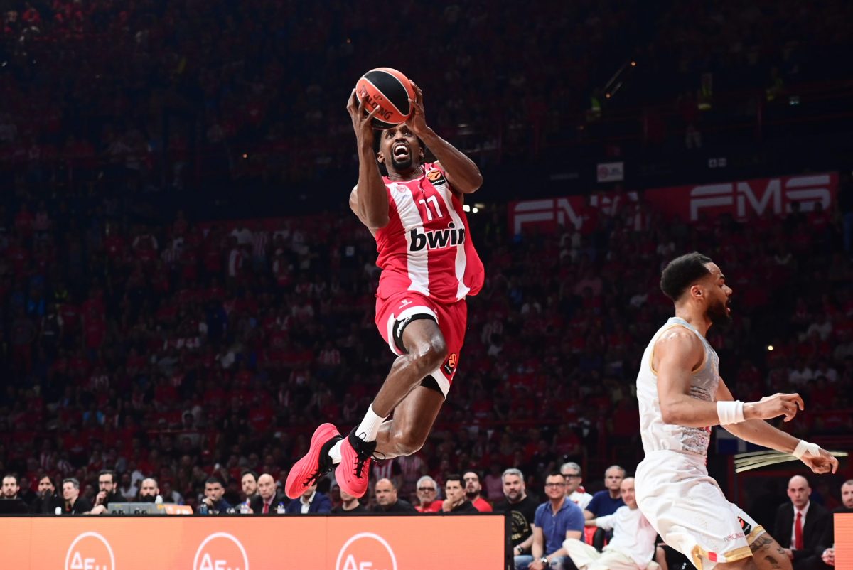 [386691] EUROLEAGUE 2025-2026 / PLAYOFFS 2ος ΑΓΩΝΑΣ / ΟΛΥΜΠΙΑΚΟΣ - ΜΟΝΑΚΟ. (ΓΙΩΡΓΟΣ ΜΑΤΘΑΙΟΣ / EUROKINISSI)