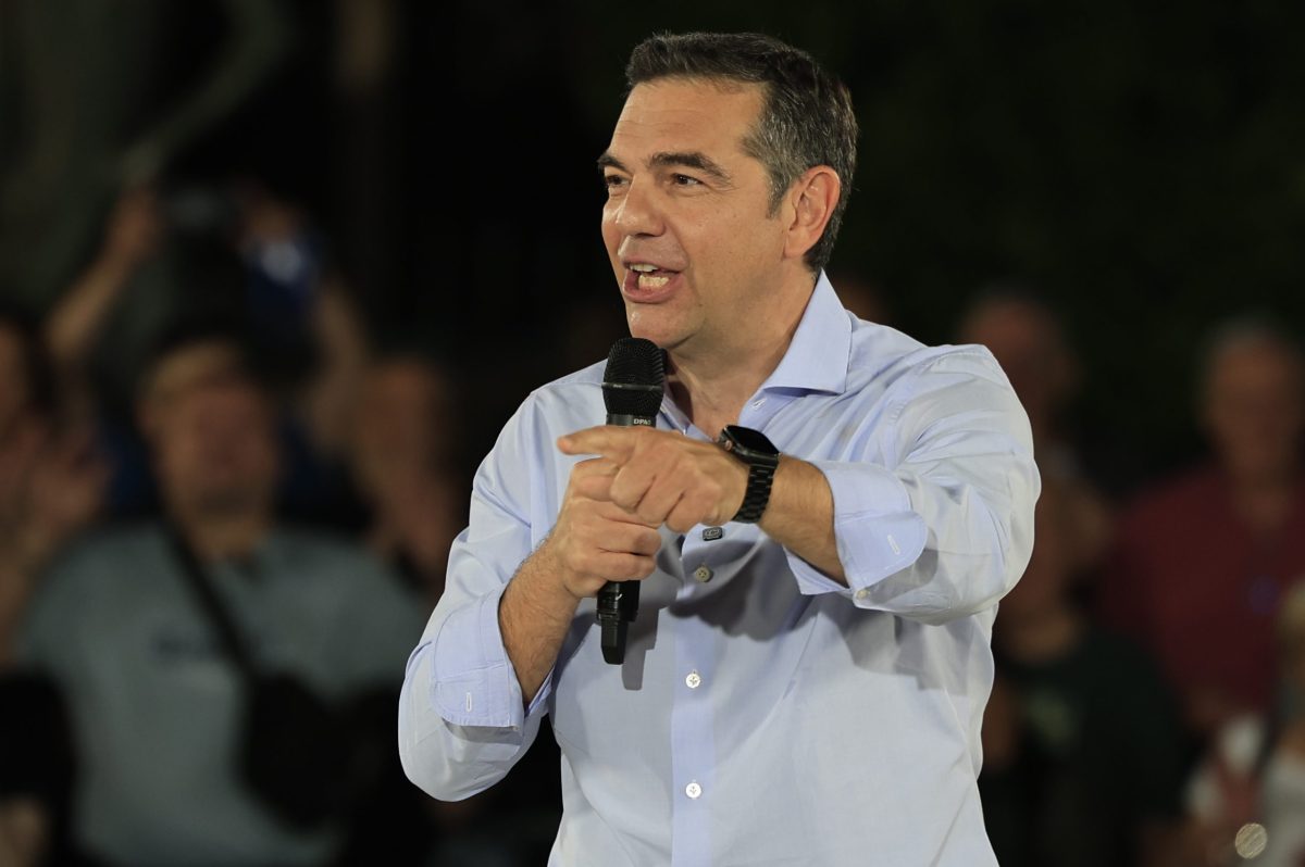 [387701] ΟΜΙΛΙΑ ΤΟΥ ΠΡΟΕΔΡΟΥ ΤΗΣ ΕΛ.Α.Σ. ΑΛΕΞΗ ΤΣΙΠΡΑ ΣΕ ΕΚΔΗΛΩΣΗ ΣΤΗ ΝΙΚΑΙΑ ΜΕ ΘΕΜΑ "ΤΩΡΑ ΜΙΛΑΜΕ"   (ΓΙΩΡΓΟΣ ΚΟΝΤΑΡΙΝΗΣ / EUROKINISSI)