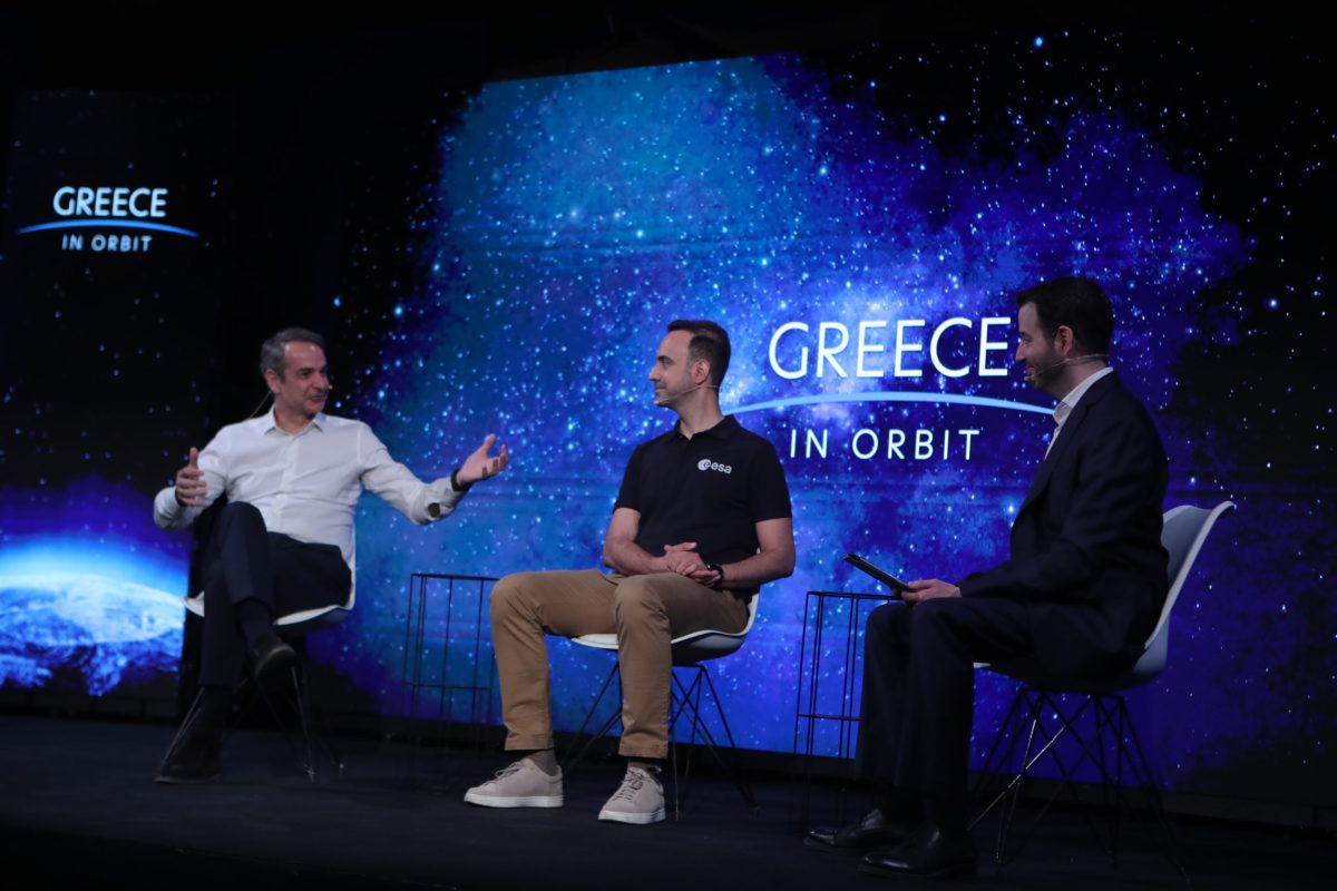[387976] ΣΥΜΜΕΤΟΧΗ ΤΟΥ ΠΡΩΘΥΠΟΥΡΓΟΥ ΚΥΡΙΑΚΟΥ ΜΗΤΣΟΤΑΚΗ ΣΕ ΣΥΖΗΤΗΣΗ ΣΤΟ ΠΛΑΙΣΙΟ ΤΗΣ ΕΚΔΗΛΩΣΗΣ "GREECE IN ORBIT-Η ΕΛΛΑΔΑ ΣΤΟ ΔΙΑΣΤΗΜΑ. Η ΕΠΟΜΕΝΗ ΗΜΕΡΑ"  (ΣΩΤΗΡΗΣ ΔΗΜΗΤΡΟΠΟΥΛΟΣ / EUROKINISSI)