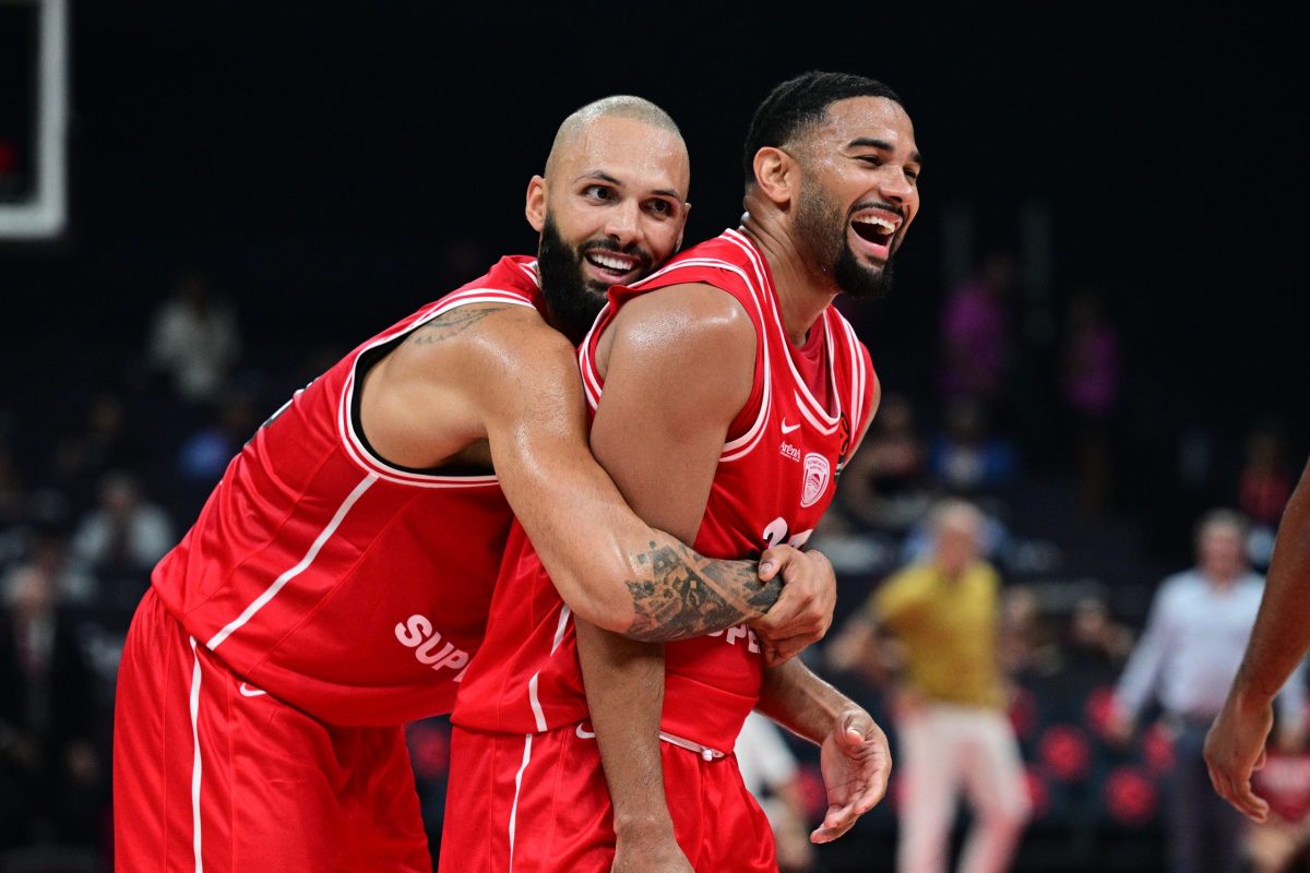 [389635] EUROLEAGUE SUPER CUP 2026 / ΟΛΥΜΠΙΑΚΟΣ - ΦΕΝΕΡΜΠΑΧΤΣΕ. (KLODIAN LATO / EUROKINISSI)