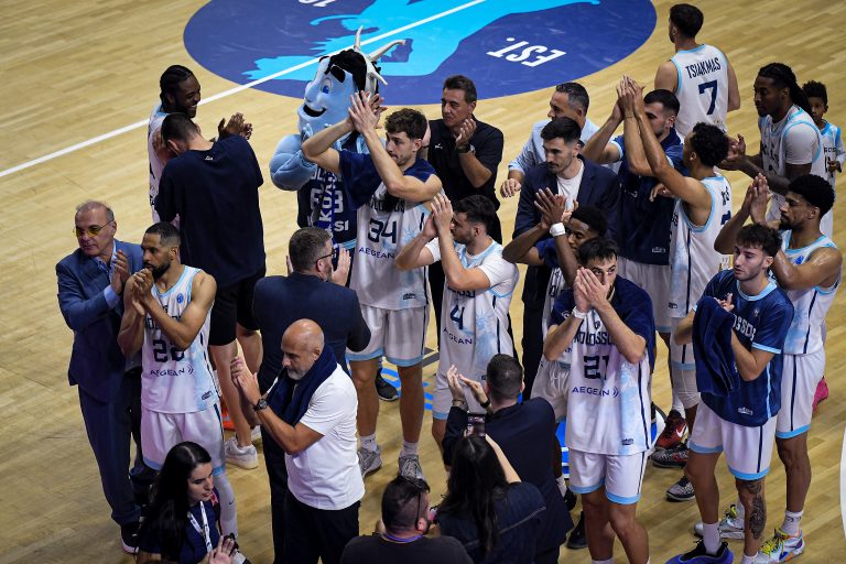[390131] FIBA EUROPE CUP 2026-2027 / ΚΟΛΟΣΣΟΣ - ΟΥΝΙΒΕΡΣΙΤΑΤΕΑ ΚΡΑΙΟΒΑ (ΧΑΡΗΣ ΖΑΜΠΕΤΟΥΛΑΣ / EUROKINISSI)